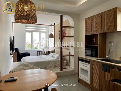 🍁Vintage Design🍁 Studio Tone Gỗ Ấm Sang Trọng🍃 Máy Rửa Chén Riêng✨