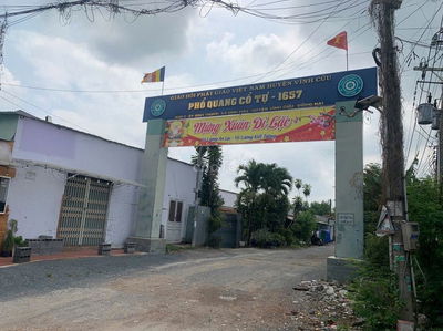 Đất nền khu chùa Phổ Quang xã Bình Hoà, H.Vĩnh Cửu. DT96m2, SHR