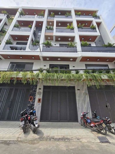 Nhà 5 tầng 4,5 x 19 hẻm 6m 1/ Thạnh Xuân 25 - Lê Thị Riêng, full NT