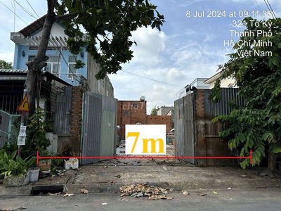 Đất Mặt Tiền Tân xuân 3🫰Giáp Tô ký.🫰7M×22M.XÂY BIỆT THỰ