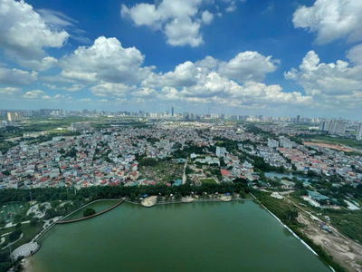 Bán gấp căn 3PN - 80.1m2, 7.8 tỷ, view hồ, tòa B Masteri West Heights - Smart City Tây Mỗ