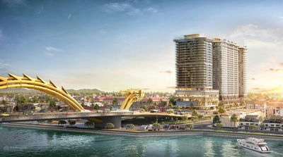 LỘ BẢNG HÀNG NỘI BỘ THE LEGEND ĐÀ NẴNG, CĂN GÓC HIẾM, VIEW PANORAMA 180 ĐỘ, LỜI NGAY KHI XUỐNG CỌC