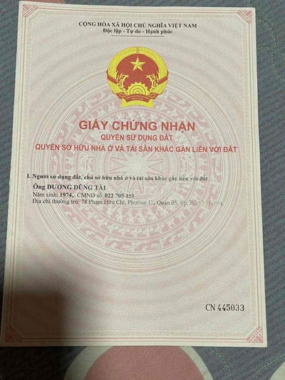 🏡 BÁN NHÀ CHÍNH CHỦ – PHƯỜNG 4, QUẬN 11, TP.HCM