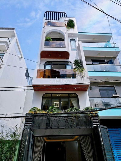 Nhà 43,4m² hẻm ô tô Trần Bình Trọng,Bình Thạnh xây 5 tầng. Giá 4.39 tỷ