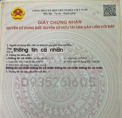 TRỰC TIẾP CHÍNH CHỦ - ĐẤT ĐÀ NẴNG 219,9m2 GIÁ CẦN BÁN GẤP