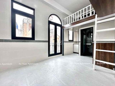 PHÒNG GÁC FULL NỘI THẤT MỚI 100% GIÁP QUẬN 1