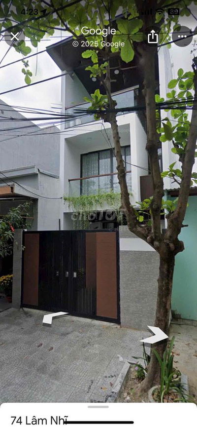 Cho thuê gấp nhà mặt tiền đường Lâm Nhĩ-ful nội thất