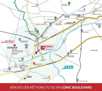 Conic Boulevard Bình Chánh 80 m2 - Giá 3tỷ - Thanh toán sớm CK 17%