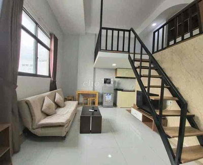 duplex rộng 50m2 - mặt tiền NTT - cửa sổ lớn máy giặt riêng