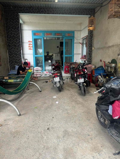 Ngộp ngân hàng:Nhà 180m2 thổ cư mặt tiền đường Nguyễn Thị Nếp vào 100m