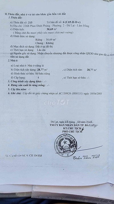 -Bán nhà hẻm sau lưng bánh mì Bon Bon góc Phan Đình Phùng Nguyễn Lương