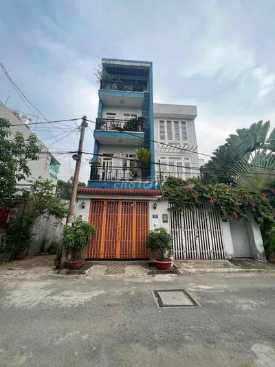 BÁN NHÀ 4 TẦNG HẺM XE HƠI THÔNG-LONG TRƯỜNG- QUẬN 9