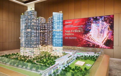 SUẤT QUỸ NGOẠI GIAO 2PN SUN FELIZA SUITES - CẦU GIẤY CỦA CĐT SUN GROUP