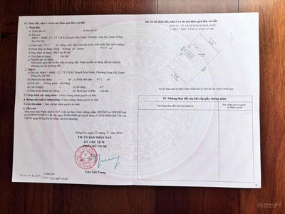 Chính chủ bán Căn hộ tập thể phố Hoàng Ngọc Phách, vị trí siêu đẹp