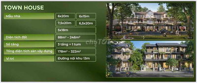 Hàng Hot Townhouse mùa thu 5x18, Chuyển nhượng tự do, Mã đẹp,Giá:7.2tỷ