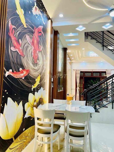 Bán nhà hẻm xe hơi 7m- ngã tư 4 xã-khu lê văn quới-3 tầng - 5,x tỉ