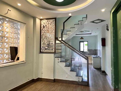 BÁN NHÀ ĐẸP BÌNH TÂN- BÌNH THÀNH - CHỈ 4,85-4 TẦNG - HẺM XE HƠI- 60m2