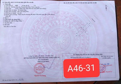 cặp nên đường 24A kdc Tân Đức thích hợp làm kho mua bán