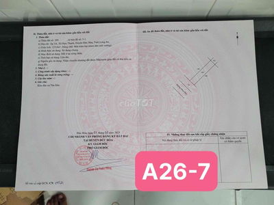 chủ di nước ngoài cần bsns lại lô đất giá đâu tư