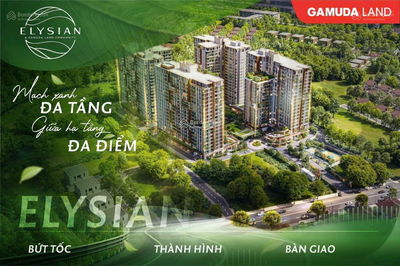 Rổ sỉ dự án Elysian 1PN, 2PN, 3PN, Pent. Giá từ 60 triệu/m2. Lịch thanh toán giãn đến tháng 11/2028