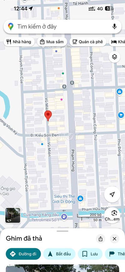 Bán đất đường 5.5m Vũ Miên, đấu lưng Phạm Hùng - 100m2 giá 4.35 tỉ tl