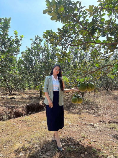 Kẹt tiền bán gấp vườn bưởi ngang 16m gần đường DT753