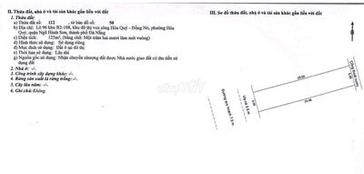 Cho thuê Đất sổ đỏ 250m2 đường Phan Hoan, Nam Hòa Xuân
