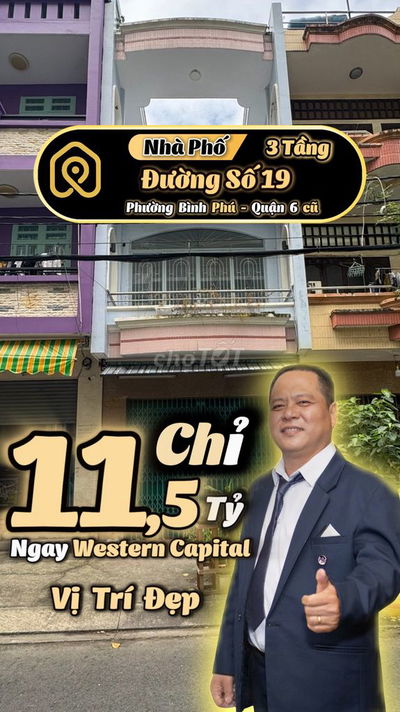 💎Nhà 3 Tầng Ngay Chung Cư Western Capital Q6 - Chỉ 11.5 Tỷ