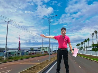 Đất sổ sẵn Ngang 10M, 400m2 200TC Ngã 4, Đ Xuyên Tâm 32m, KCN Tân Tiến