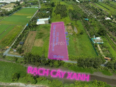 Bán gấp lô 2000m MT Rạch Cây Xanh cách VĐ3 700m QH khu dân cư Giá rẻ