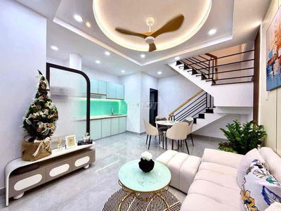 💥H.iếm-Căn góc BÌNH THẠNH 4 tầng cực thoáng, sát hẻm xe hơi, hẻm thông