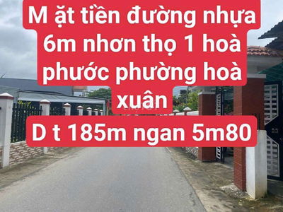 Chính chủ gởi bán lô đất nhơn thọ 1 hoà phước pH hoà xuân
