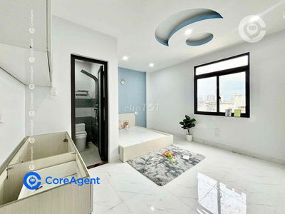 CĂN HỘ DỊCH VỤ MỚI XÂY TONE TRẮNG FULL NỘI THẤT+CỬA SỔ TRỜI Ở ĐẦM SEN