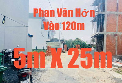 ❤️ĐẤT 5m X 25m- Gần Ngã 4 Bà Điểm- Giáp Ranh Quận 12