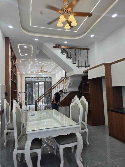 Nhà Đường Kênh Nước Đen, Bình Tân, 4 tầng - 4 x 15m,Hẻm 8m thông, 5PN,