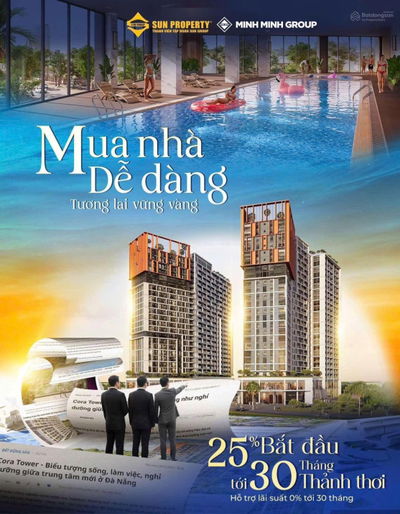 SUẤT NGOẠI GIAO CHO CĂN HỘ 2PN CHỈ VỚI 780TR TẠI CORA TOWER, HOÀ XUÂN, ĐÀ NẴNG