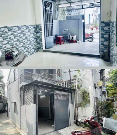 NHÀ RỘNG MỚI, CĂN GÓC HẺM THOÁNG MÁT, 1 TRỆT 1 LẦU 2P. NGỦ SÂN XE OK