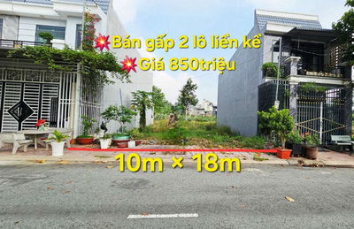 💥Chính Chủ Cần Bán Gấp 2 Lô 10×18 850tr. Lô góc 2Mtiền 1ty250