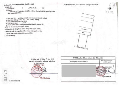 Bán đất 375m2 Khu Đô Thị Phú Mỹ An, MT đường Đào Duy Tùng- Ngũ Hành Sơ