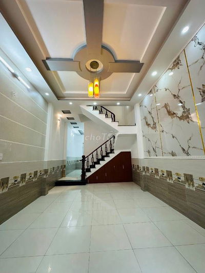 NHÀ ĐẸP 3 TẦNG, HẺM XE HƠI THÔNG, DT (4X17)M2, 5,35 TỶ CÒN TL