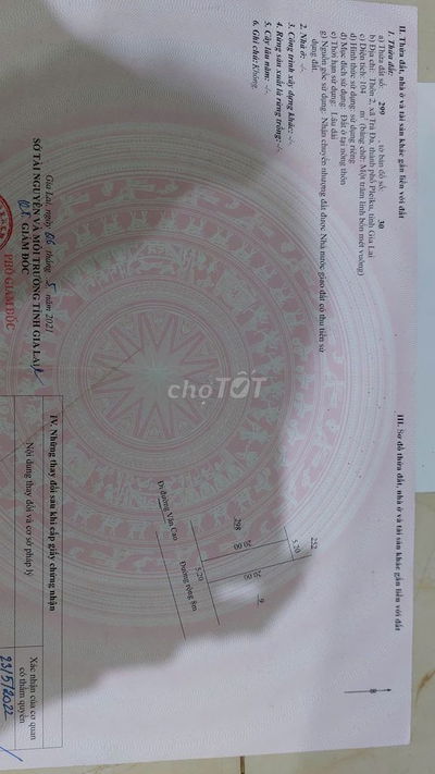 Cần tiền bán gấp lo đất hẻm Văn Cao