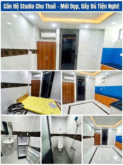 Studio Emart Phan Huy Ích Full Nội Thất Sạch Mới