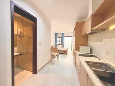 🍀Studio balcony sân vườn full nội thất cầu Công Lý Chùa Vĩnh Nghiêm