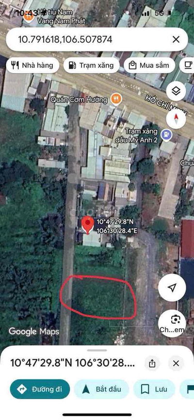 Đất thổ cư diện tích lớn Bình Lợi – thương lượng mạnh