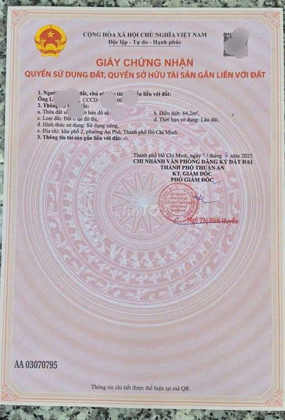 Đất gần WinCom Dĩ An phường An Phú Tp Thuận An