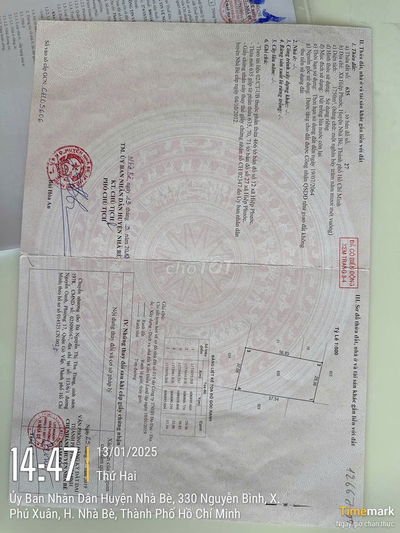 BÁN RẺ ĐẤT NN ĐÃ PHỦ HỒNG GIÁ 1TR5/M2 Ở HIỆP PHƯỚC, NHÀ BÈ