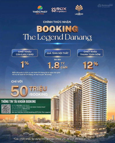 CHÍNH THỨC CÓ GIÁ DỰ ÁN THE LEGENG ĐÀ NẴNG - SẢN PHẨM ĐỘC QUYỀN NGOẠI GIAO KÍN - SỐ LƯỢNG CÓ HẠN
