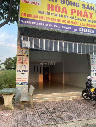 Cho thuê nhà nguyên căn trung tâm MP3 có máy lạnh + Sân vườn + mặt bằn