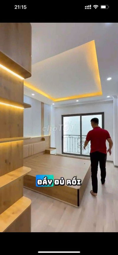Nhà mới - 25m2 - VSKK - Nội thất gỗ - Định Công