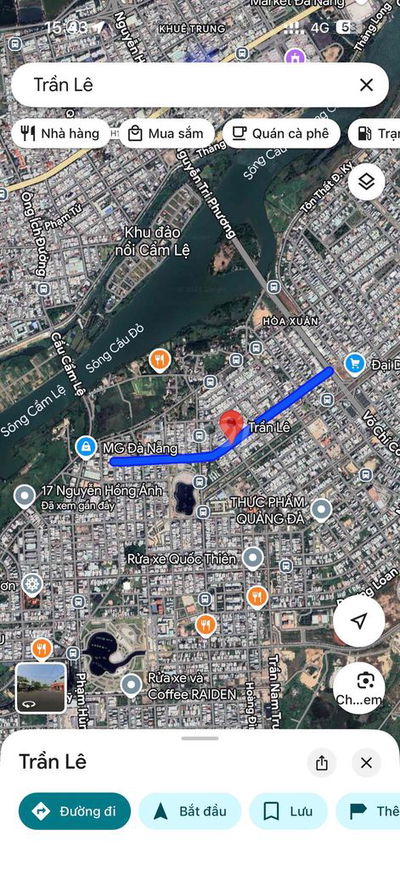 Bán lô Góc đường Trần Lê & Cẩm Nam 4, ngay 2 bệnh viện lớn Hoà Xuân